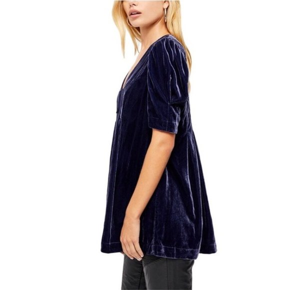 Free People Adelle Velvet Tunic Dress - Picture 4 of 8